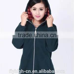 OEM Logo Fashion Winter Polar Fleece Women Jacket thumbnail-4