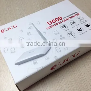 High Quality 150Mbps 1WAN 4LAN Mini Wireless Wall Mount AP Pocket WiFi Router thumbnail-1