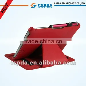 Red Folio PU Leather Case for Kindle Fire HD 7 Inch Tablet Cover/for Amazon Kindle Fire 2 Cover thumbnail-1