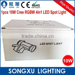 Auto Rgbw Color Mixing Effect Led Dmx Beam Led Pinspot 10w Party Lighting thumbnail-6