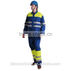 2015 High Quality Flame Retardant Workwear Suits Reflecitve High Visibility Safety Workwears Customed OEM ODM Factory Uniforms thumbnail-1