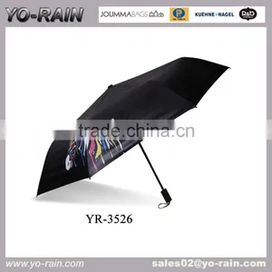 Promotion 3 Folding Advertising Color Change Umbrella thumbnail-1