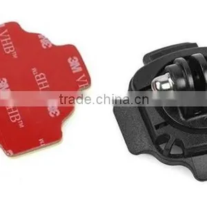 360 Degree Rotatable Swivel Helmet Mount Curved Base With Screw 3M Sticker For GoPro Hero 3 3+ 4 thumbnail-6
