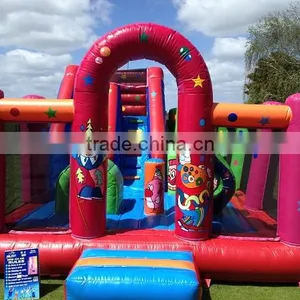 Small Carnival Combo Colorful Inflatable Bouncy Slide for Children thumbnail-6