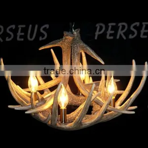 Antler Chandelier ABS Plastic Material--NON BROKEN thumbnail-1