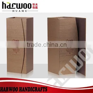 Hinged Paper Wine Gift Box for Sale thumbnail-2