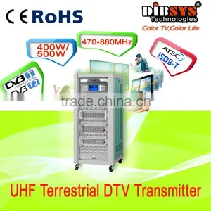 400W/500W Low Power UHF Terrestrial Digital tv Transmitter thumbnail-1