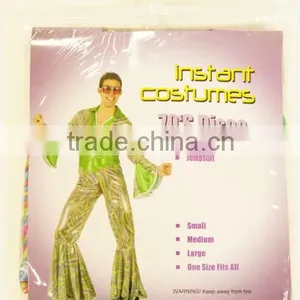 70'S Disco Suit Dancer Mens Fancy Dress 70s Party Uniform Instant Costume thumbnail-4