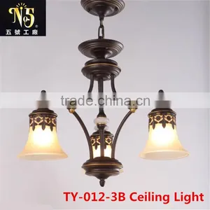 2016 Hot Sale New Design Iron Light With Flower Lampshade Led Light for Dining Room for Home thumbnail-3
