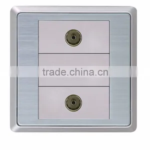 Double TV Wall Electrical Socket thumbnail-1