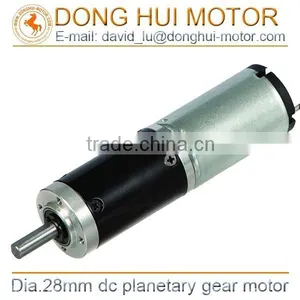 China Supplier 12V 24V 28mm Planetary Gear Motor thumbnail-1