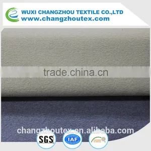 100%polyester Microfiber Fabric With Soft Piles and Two Tone Effect thumbnail-1