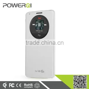 2016 New Design Wireless Phone Case Leather Phone Case qi Wireless Charger Receiver for LG G3 Stylus thumbnail-5