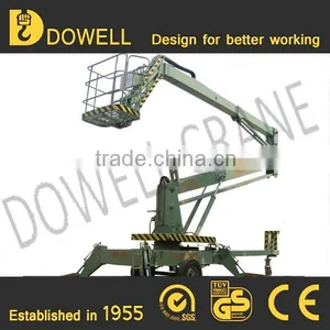 Articulated Towable Boom Lift 6-17m Cherry Picker Man Lift for Sale thumbnail-6