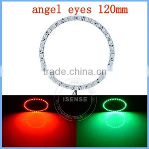 12 Months Warranty DC12v Epistar Chips 5050 Smd White PCB Full Circle 120mm Angel Eyes Waterproof 12v Led Ring Light thumbnail-1