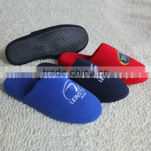 Premium Quality Colored Cotton Fleece Men's Indoor Slippers Supplier's Choice thumbnail-5