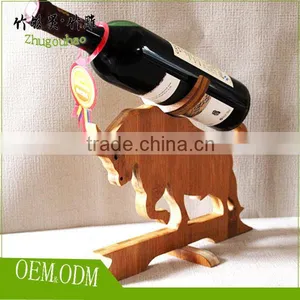 Wine Bottle Holder/Bamboo Wine Rack/Wine Shelf With Different Shape thumbnail-4