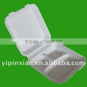 Disposable Biodegradable Divided Take Away Food Clam Shell thumbnail-1