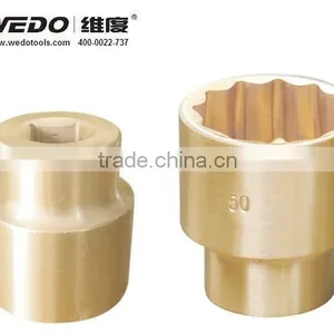 High Quality Non Sparking 3/8" Socket, Spark Free, Spark Resistant, Explosion-proof, ATEX Approved thumbnail-1
