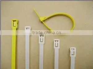 Direct Selling Self-locking 8*200 PA66 Releasible Cable Ties/plastic Binding Ties thumbnail-1