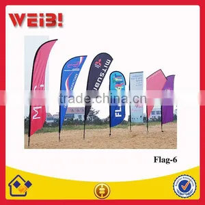Cheap Custom Advertising Stand Flag Banner thumbnail-1