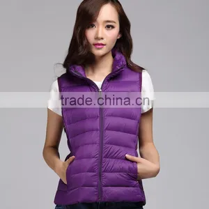 2015 Stylish Popular Women Casual Down Waistcoat for Winter thumbnail-1