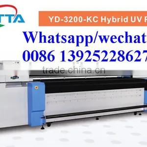 Digital Led uv Pvc Roll Flatbed Printer 3.2m Size Pvc Hybrid Led uv Printer With KM1024i thumbnail-5