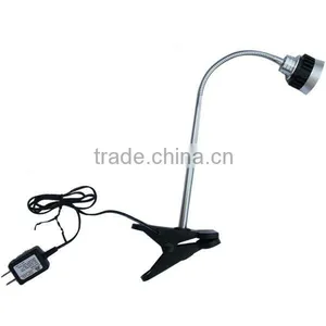 Gooseneck Energy-saving Led Clip Reading Lamp Led Desk Lamp Bedside Clip on Lamp 3W thumbnail-1
