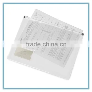 Dongguan Factory Cheap Price Document Plastic Clear File Folder /document Bag thumbnail-2