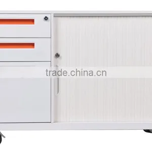 Commercial Steel Office Furniture Mobile Decorative Metal File Pedestal thumbnail-2