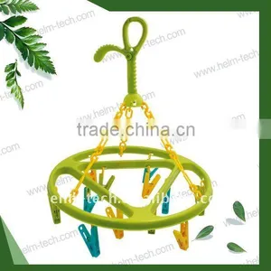 Plastic Products Round-shaped PP Clothes Rack(12pegs)-3025 thumbnail-1