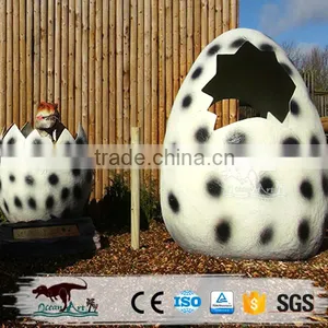 BY-DY-042003 Theme Park Handmade Fiberglass Hatching Dinosaur Eggs thumbnail-4