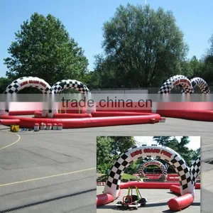 Inflatable Air Tumble Track Inflatable Zorb Tracing Track thumbnail-1