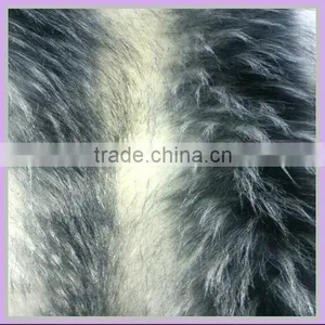 100% Acrylic High Pile 90 mm Faux Fur Fabric Flame Retardent Rabbit Fur Fabric Forlady Fashion Garment thumbnail-1