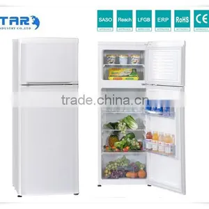 2016 Hot Sale Fast Food Refrigerator 225L BCD258CZ Double Foor Refrigerator With CE thumbnail-1