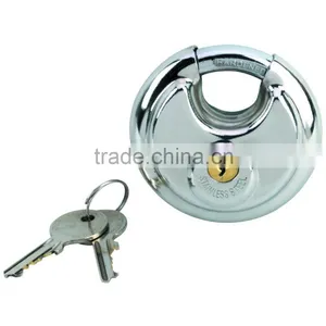 High Quality Stainless Steel Circular Padlock thumbnail-2