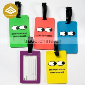 Custom Blank Key Ring Diy Name Tags For Luggage Paper Insert Luggage Tags Mix Color Key Chain Accessories With Bag Tags thumbnail-1