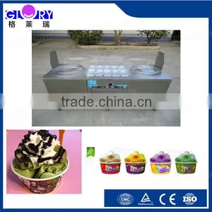 GL-F700 Best Quality Flat Pan Fry Ice Cream Machine thumbnail-1
