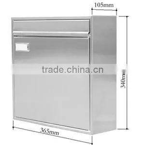 Residential Stainless Steel Post Box thumbnail-1