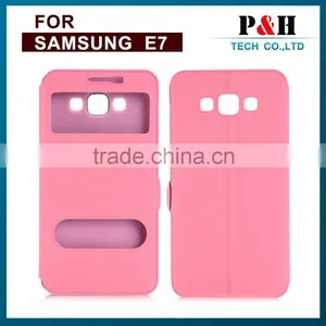 For Purse Card Holder Case For Samsung Galaxy E7 E700 Leather Flip Cover thumbnail-1