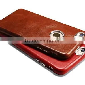 Luxury Genuine Leather Case For Apple IPhone 6 6S Plus Ultra Thin Mobile Phone Back Cover For IPhone6 4.7 5.5 Inch thumbnail-1
