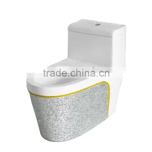 Design New Innovative Products 2015 Paste Glass Gold Toilet thumbnail-2