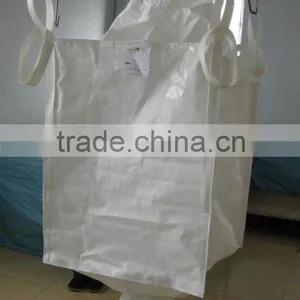 pp White U-panel Bulk Bag With Fill Spout and Discharge Spout/container Bag With Four Side-seam Loops thumbnail-1