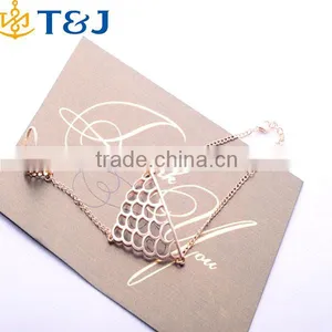 <<< European Style Trendy Chain Decoration Bracelet For Lady Party Alloy Hollow Bangle Accessory Bracelet With Ring/ thumbnail-1