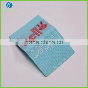 Wholesale Clothing Brand Labels/Garment Woven Labels Iron/Sew/ On Garment/Jeans/T-Shirt/Suit thumbnail-4