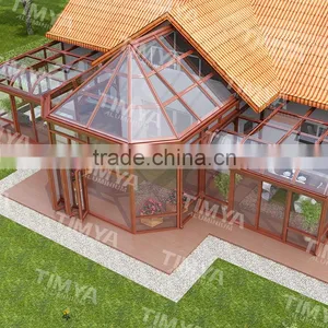 High-end Aluminum Comfortable Polycarbonate Sunrooms thumbnail-5