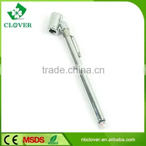 Stainless Steel and Plastic Material for Car Use Pen Type Tire Pressure Gauge thumbnail-1