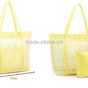 Hot Selling Summer Bag Pvc Jelly Tote Bag Candy Handbag thumbnail-1