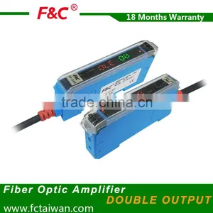 F&C FF-302 Two Output Fiber Optic Amplifier and Fiber Optic Sensor thumbnail-1