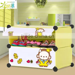 Newest Cartoon Design Shoe Storage Box Cabinet thumbnail-3